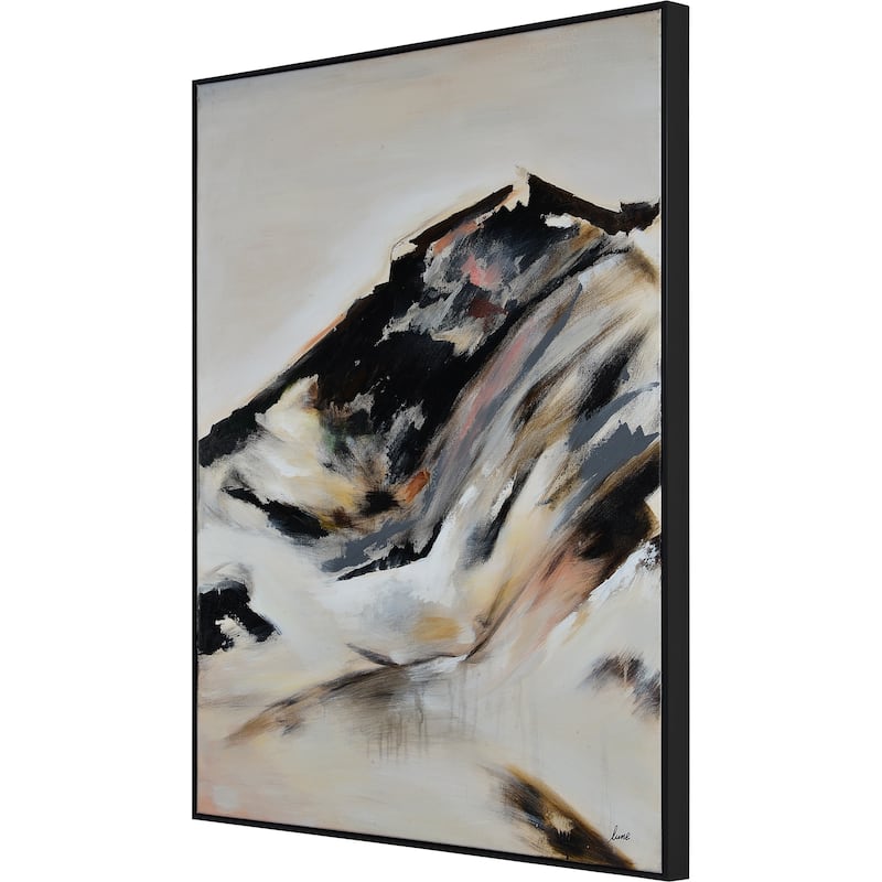 Renwil Infusion 40" Wide Canvas Art, Black