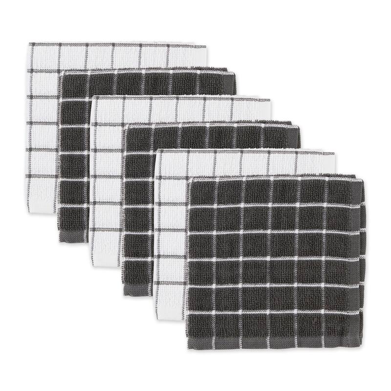 DII Artichoke Combo Windowpane Dishcloth (Set of 6)