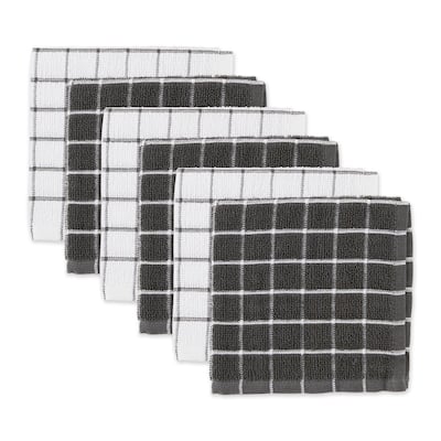 DII Artichoke Combo Windowpane Dishcloth (Set of 6)