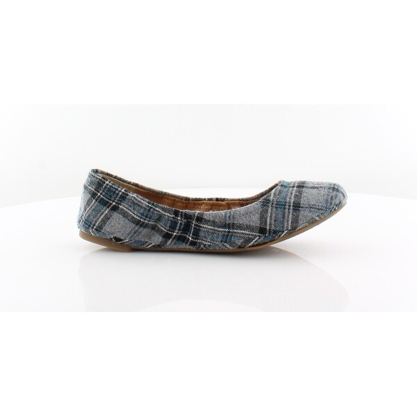 lucky brand plaid flats