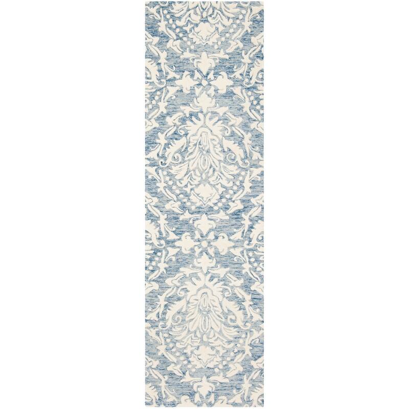 SAFAVIEH Handmade Blossom Lollie Modern Floral Wool Rug