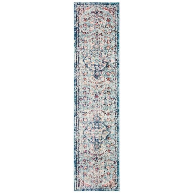 SAFAVIEH Madison Sabire Boho Medallion Distressed Rug