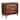 Alpine Furniture Arden 3 Drawer Small Wood Chest in Walnut (Brown)