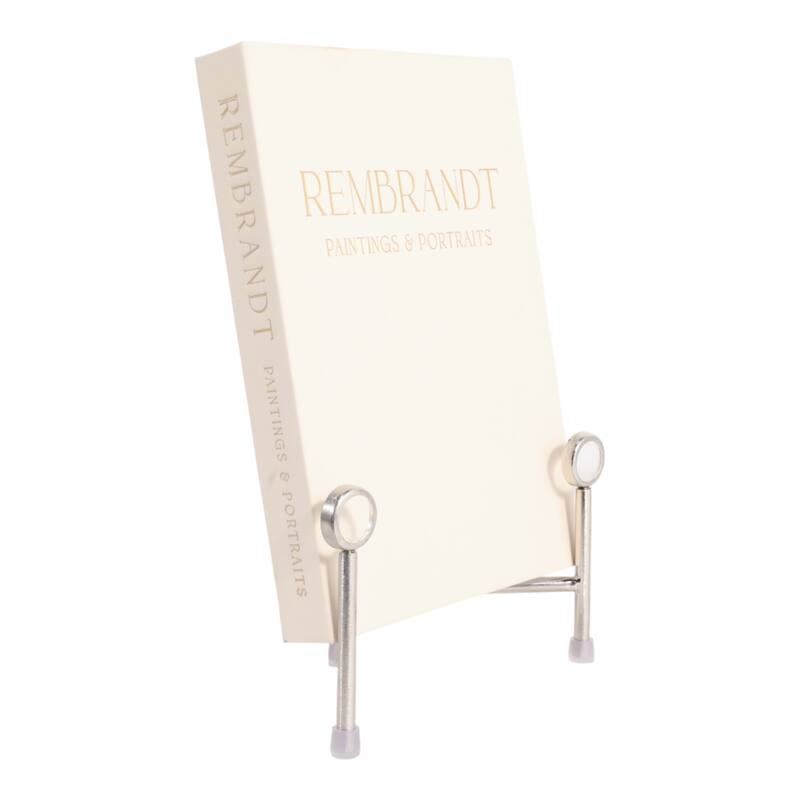 Stylish Metal and Acrylic Easel Stand Decorative Object