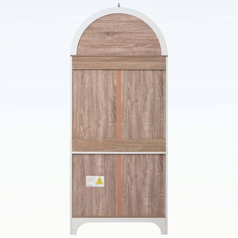 71 Inch Tall Cabinet for Versatile Storage and Elegant Farmhouse Design
