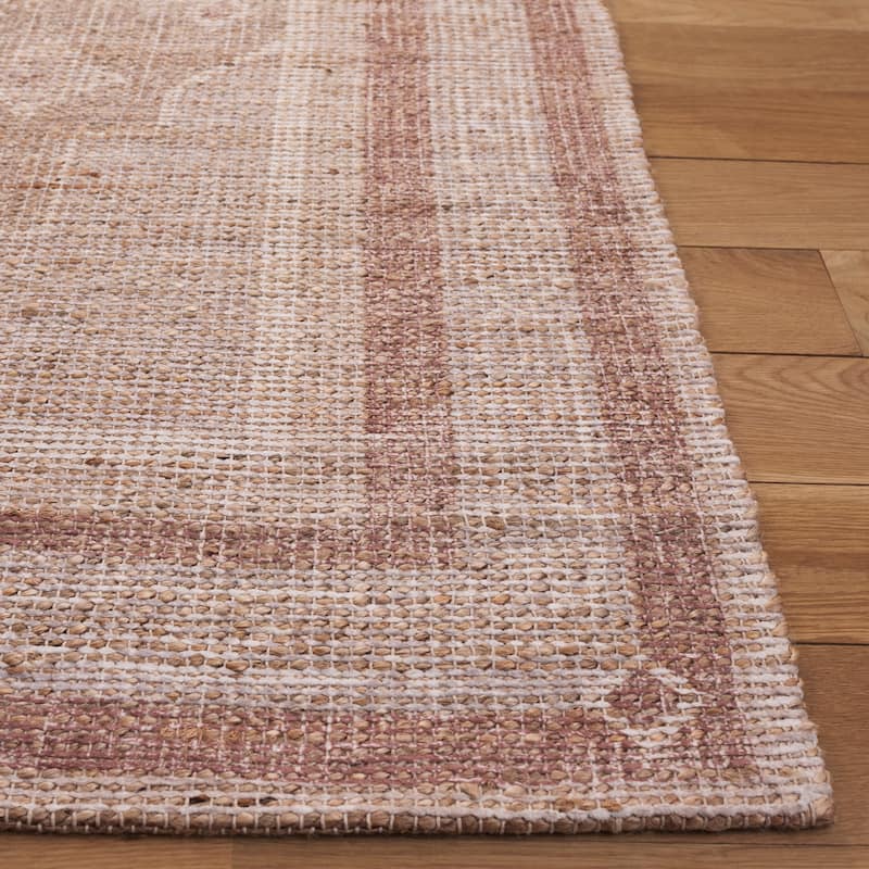 SAFAVIEH Handmade Saffron Lubke Jute & Chenille Rug