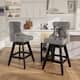 Option Grey Velvet Set Of 2