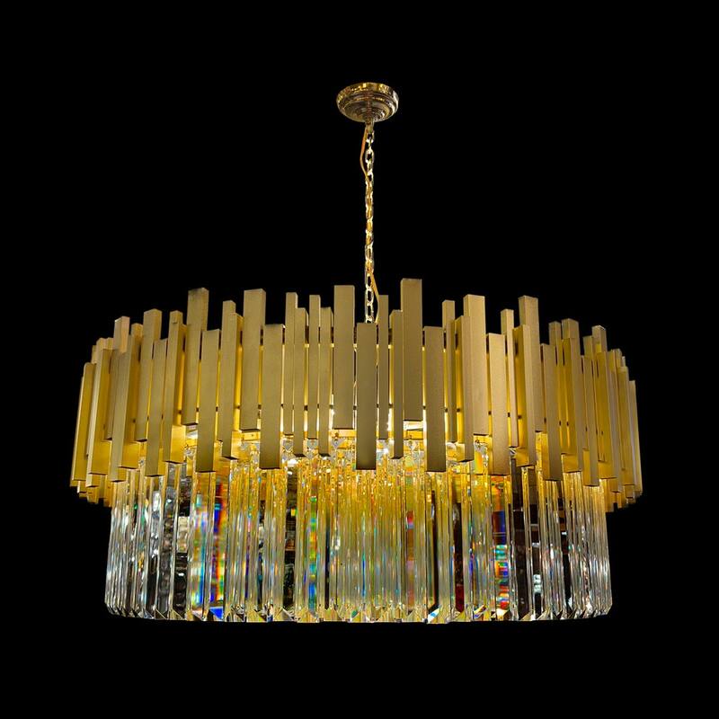 Luxury 32" Wide Crystal 12-Light Chandelier