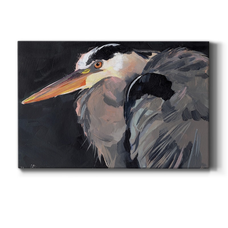 Great Heron II Premium Gallery Wrapped Canvas - Ready to Hang - 32X48