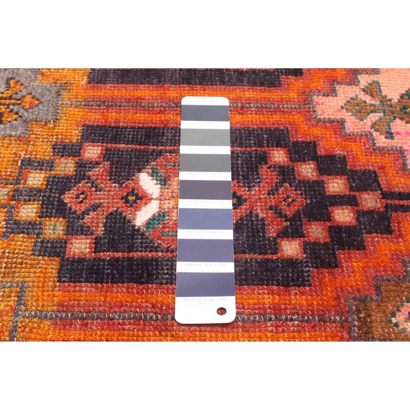 ECARPETGALLERY Hand-knotted Konya Anatolian Dark Navy Wool Rug - 3'4 x 7'3