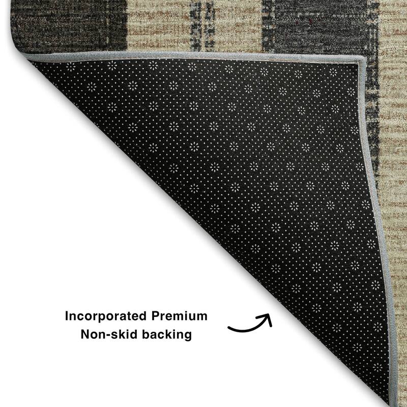 Premium Washable Super Soft Modern Stripe Mayfield Rug