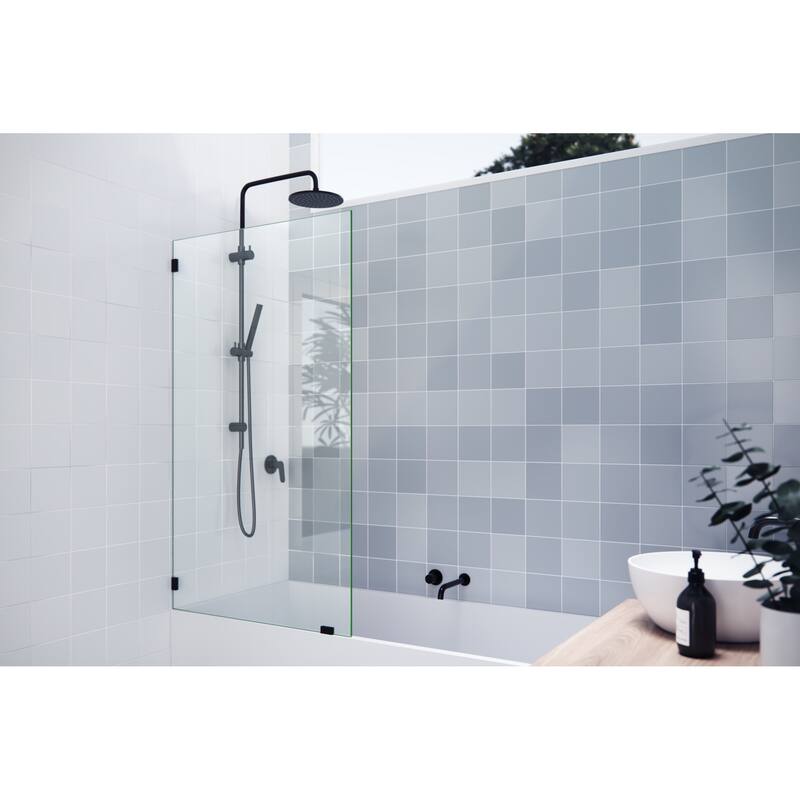 Glass Warehouse GW-BF-34 Vela 58-1/4" High x 34" Wide Shower Screen