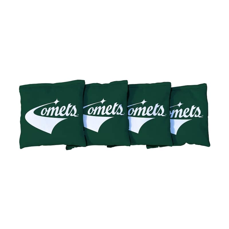 Texas Dallas Comets Green Cornhole Bags - Corn Filled