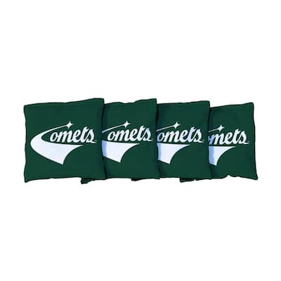 Texas Dallas Comets Green Cornhole Bags