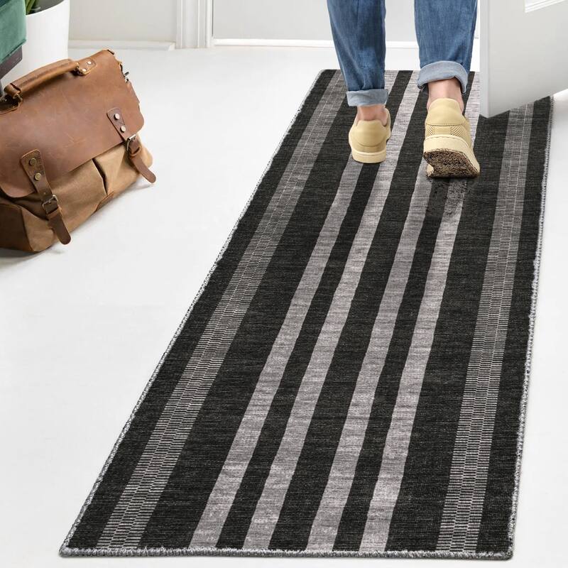 JONATHAN Y Timantii Bohemian Medallion Textured Weave Machine Washable Area Rug