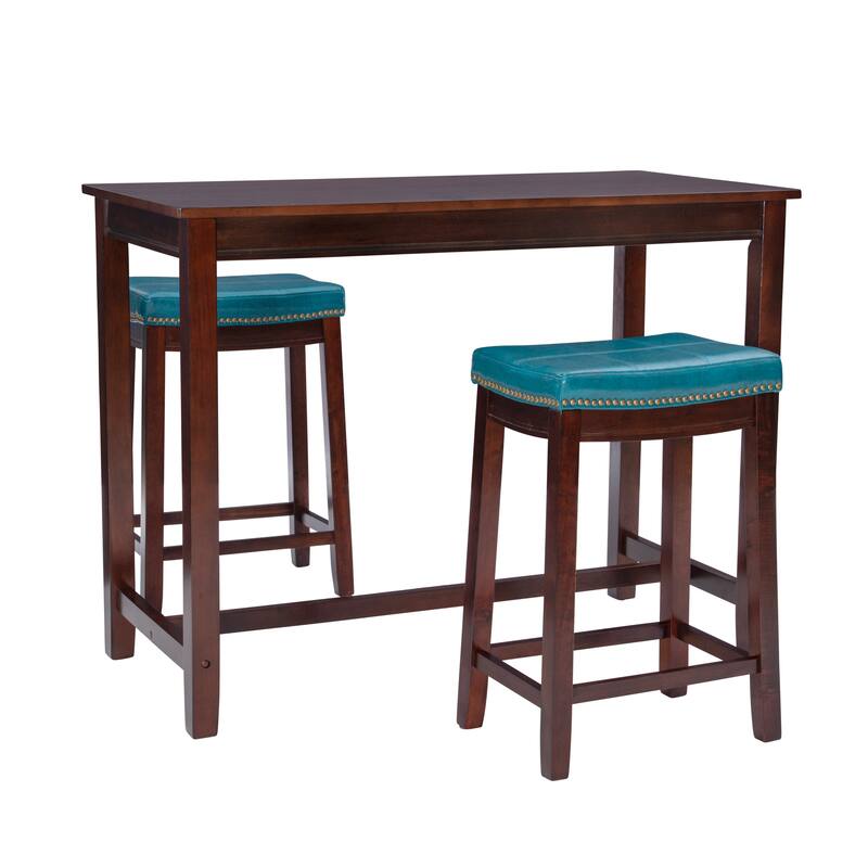 Bridgeport Wooden 3-Piece Counter Height Dining Set