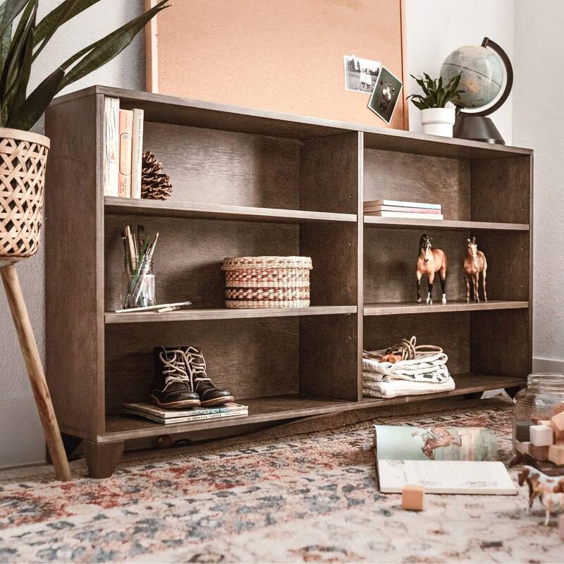 Max and Lily Classic 6-Shelf Bookcase