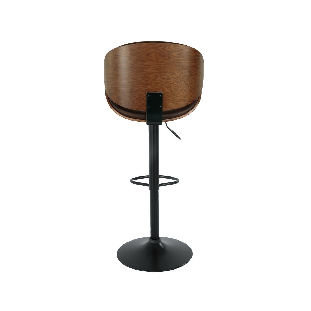 Strick & bolton harley adjustable matte black bar stool store