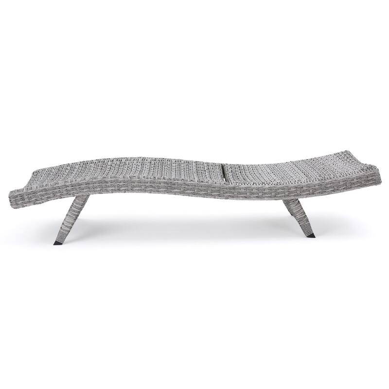 Crete Wicker Chaise Lounge
