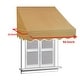 preview thumbnail 21 of 51, ALEKO 8 x 2 ft. Window / Door Awning Canopy