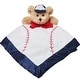 preview thumbnail 1 of 4, Baby Lil' Slugger Snuggler, Baseball Plush Teddy Bear Stuffed Animal Security Blanket, Lovey 15"