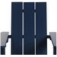 preview thumbnail 54 of 68, Shoreside Kids Outdoor Poly Adirondack Chair with Cup Holder (Set of 2)