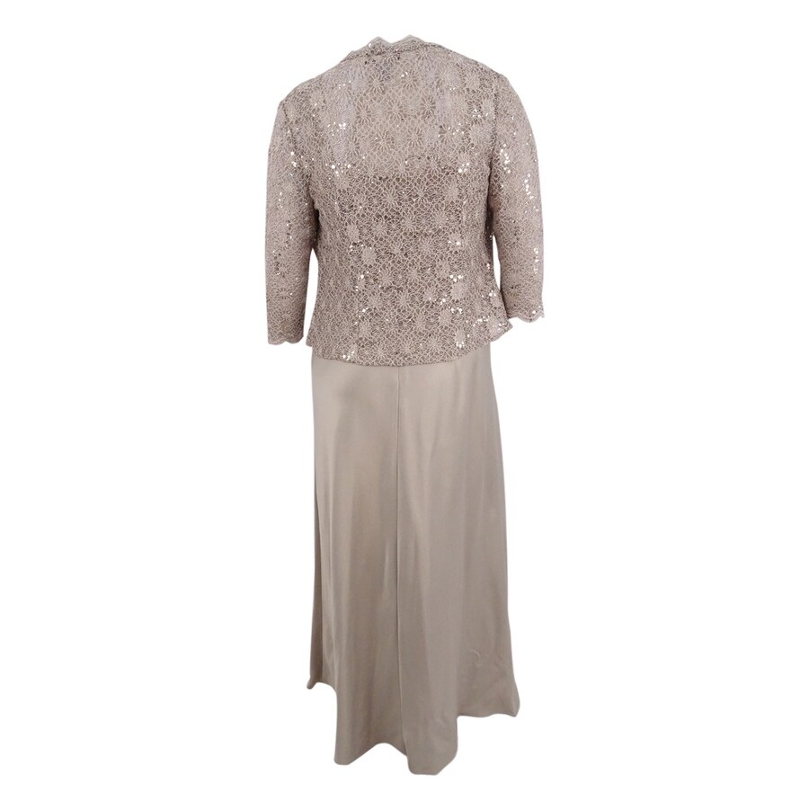 women's gown with jacket