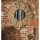 Uttermost Hemani 43" Rustic Primitive Organic Sunburst Wall Mirror