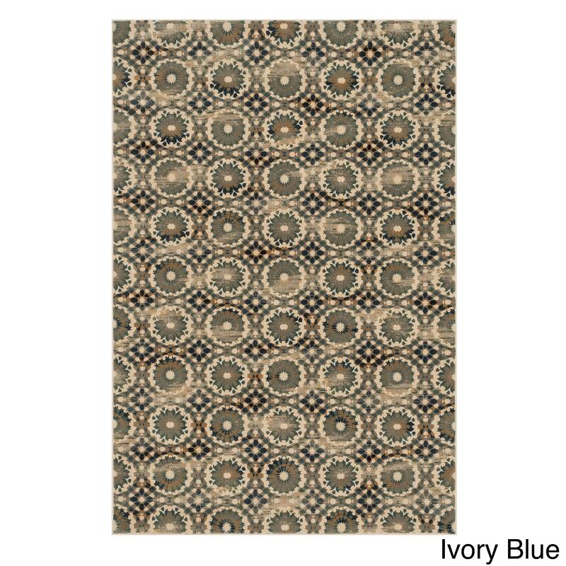 Alexander Home Senna Rosette Area Rug
