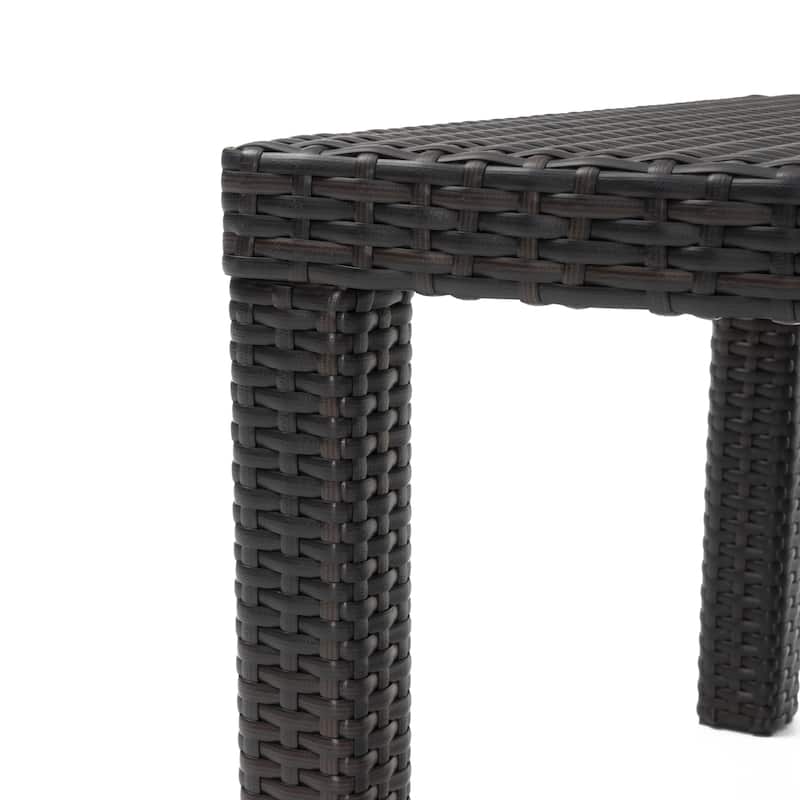 Deco 3 Piece Aluminum Outdoor Patio Club Chairs & Side Table