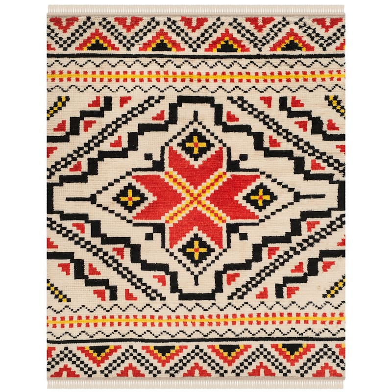 SAFAVIEH Hand-knotted Kenya Sedigheh Southwestern Tribal Wool Rug