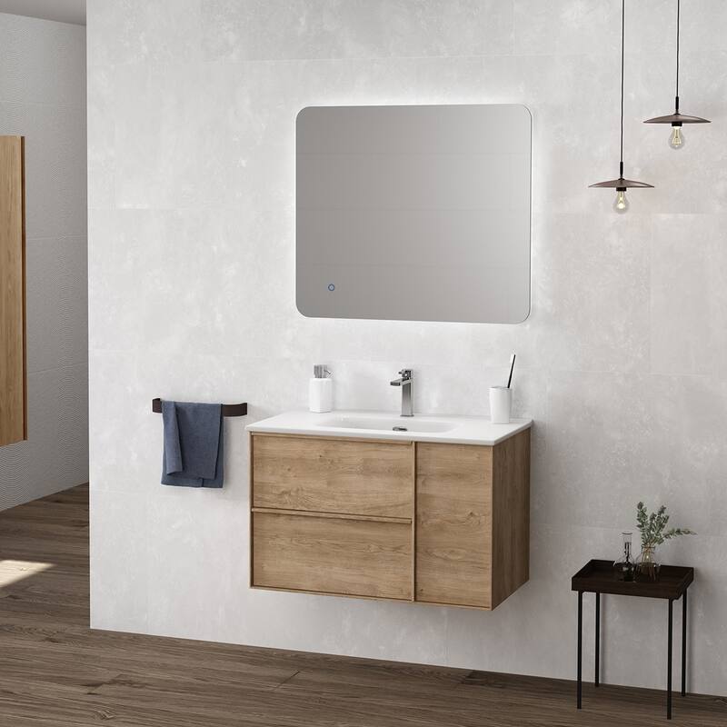WS Bath Collections Palma C70 Palma 28" Wall Mounted Single Basin
