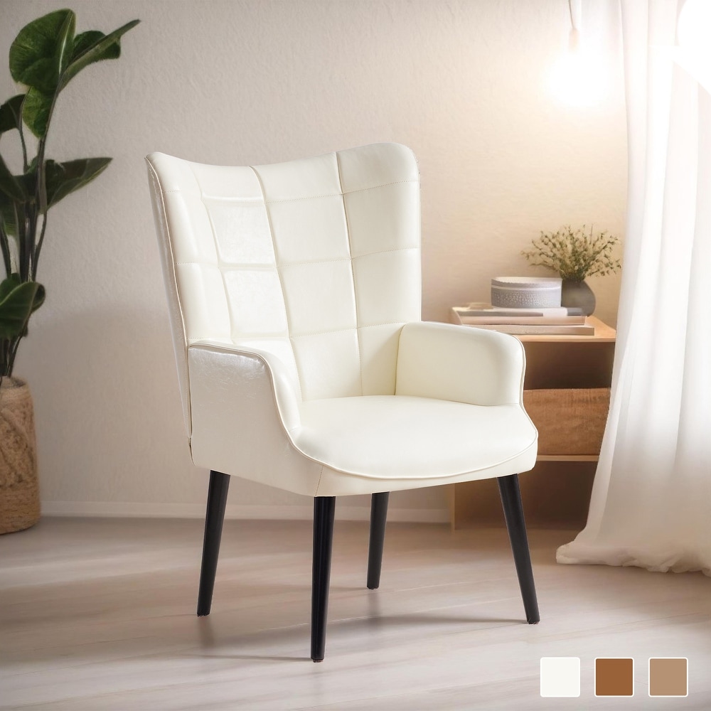 Furniture of america lysa rustic grey wingback hotsell accent chair