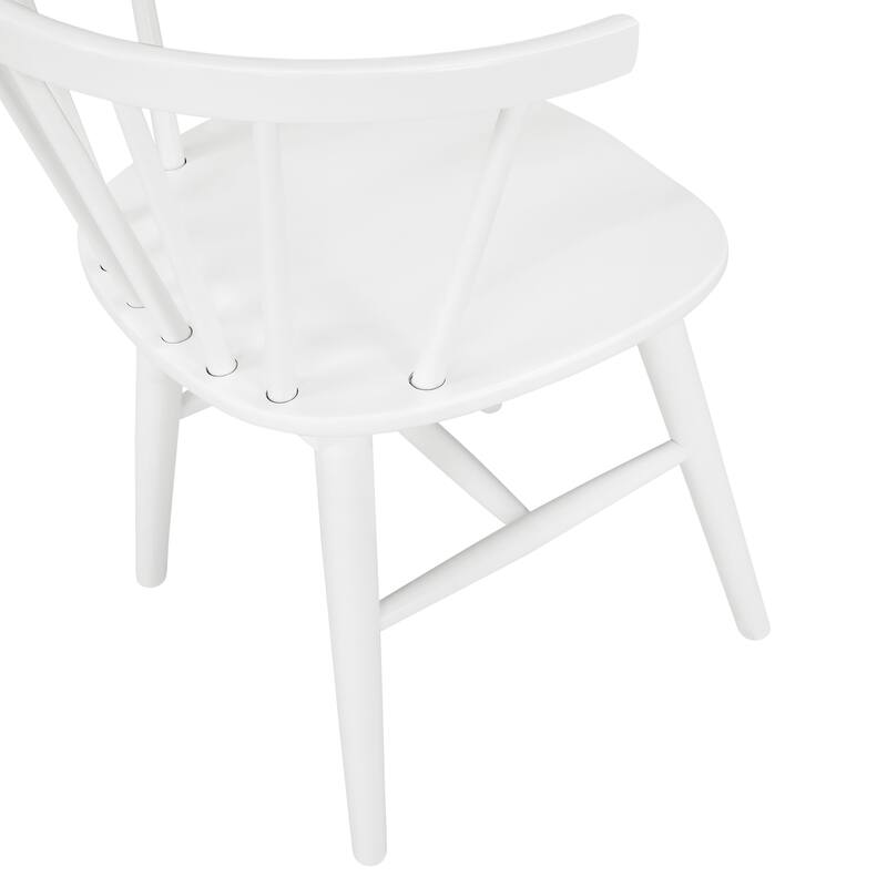 Modern Dining Set with Rectangular Table & Windsor Chairs
