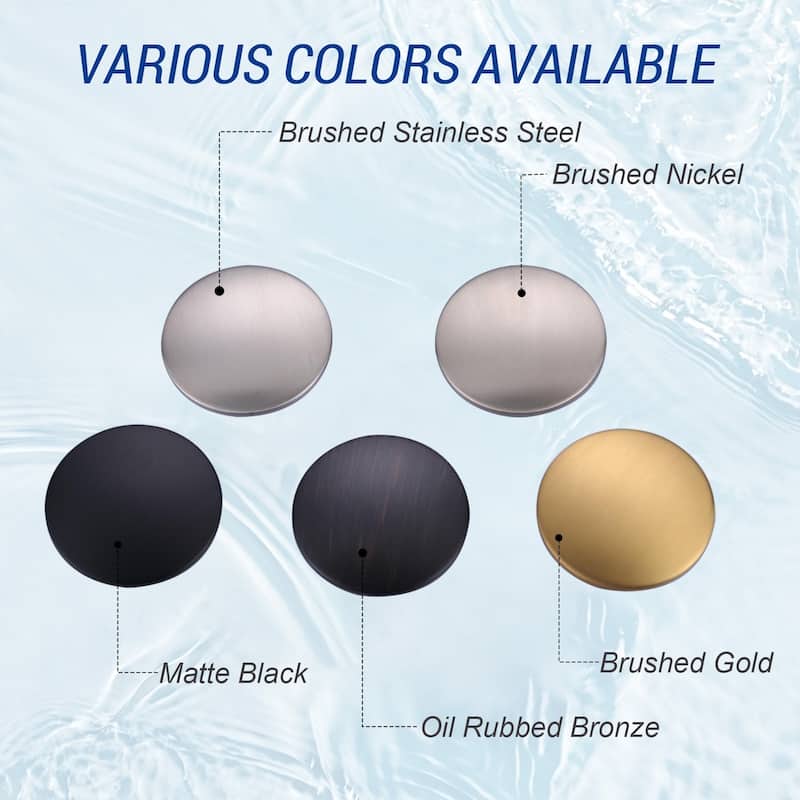 WOWOW 1-3/4 in.Kitchen Sink Hole Cover in Modern