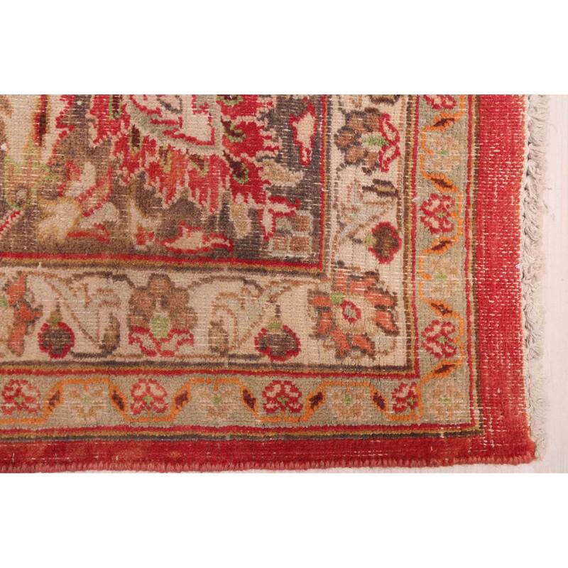 ECARPETGALLERY Hand-knotted Antalya Vintage Red Wool Rug - 9'7 x 12'4