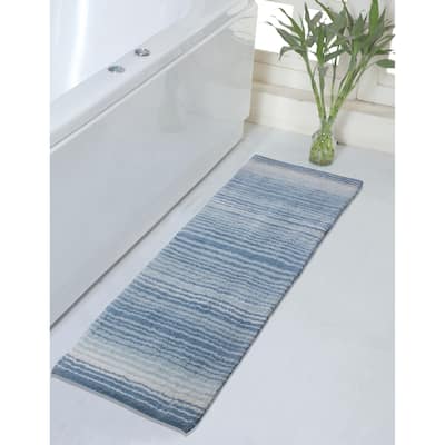 Gradiation Collection Absorbent Cotton Machine Washable Runner Rug