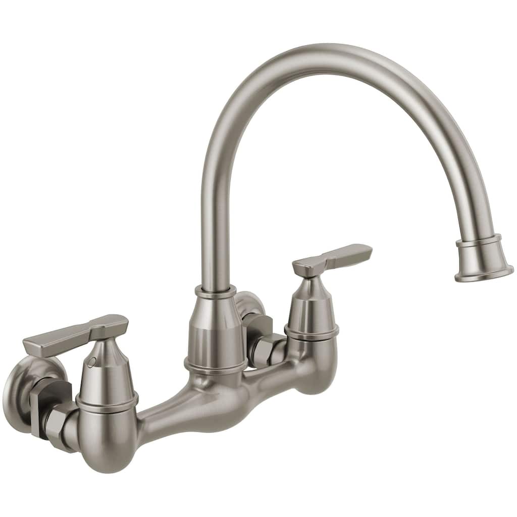Delta 22722LF Corin 1.8 GPM Wall Mounted Widespread Bridge Kitchen