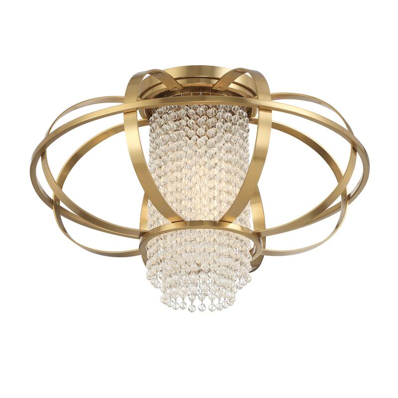 Savoy House 6-5218-1 Idlewild 20" Wide LED Flush Mount Ceiling Fixture