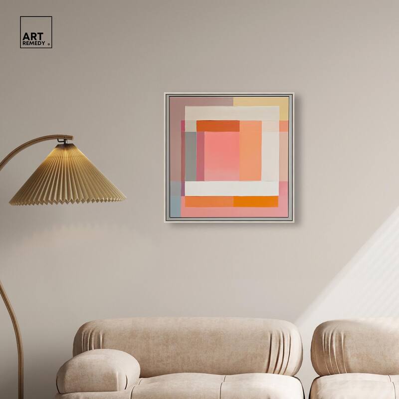 Minimal Color Blocks I Canvas by Art Remedy