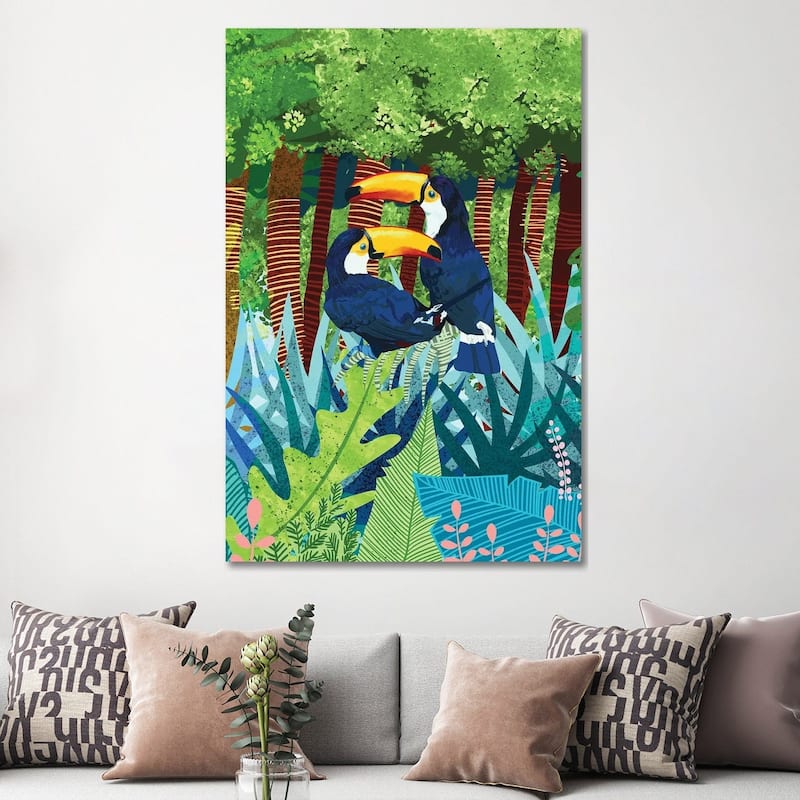 iCanvas "Tucans" by 83 Oranges Canvas Print