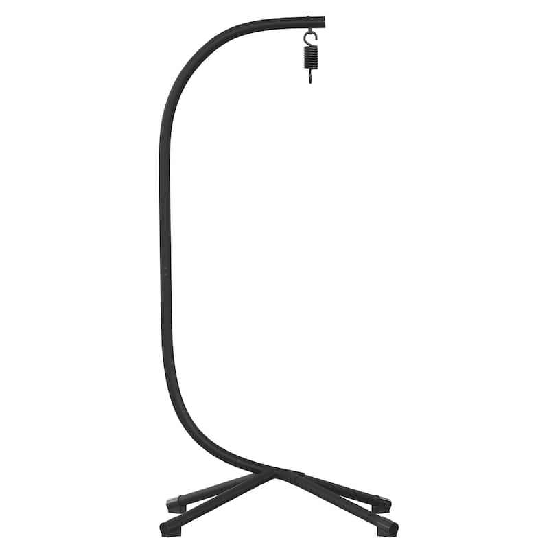 Commercial All-Weather Steel Hanging Chair C Stand with Included Hardware