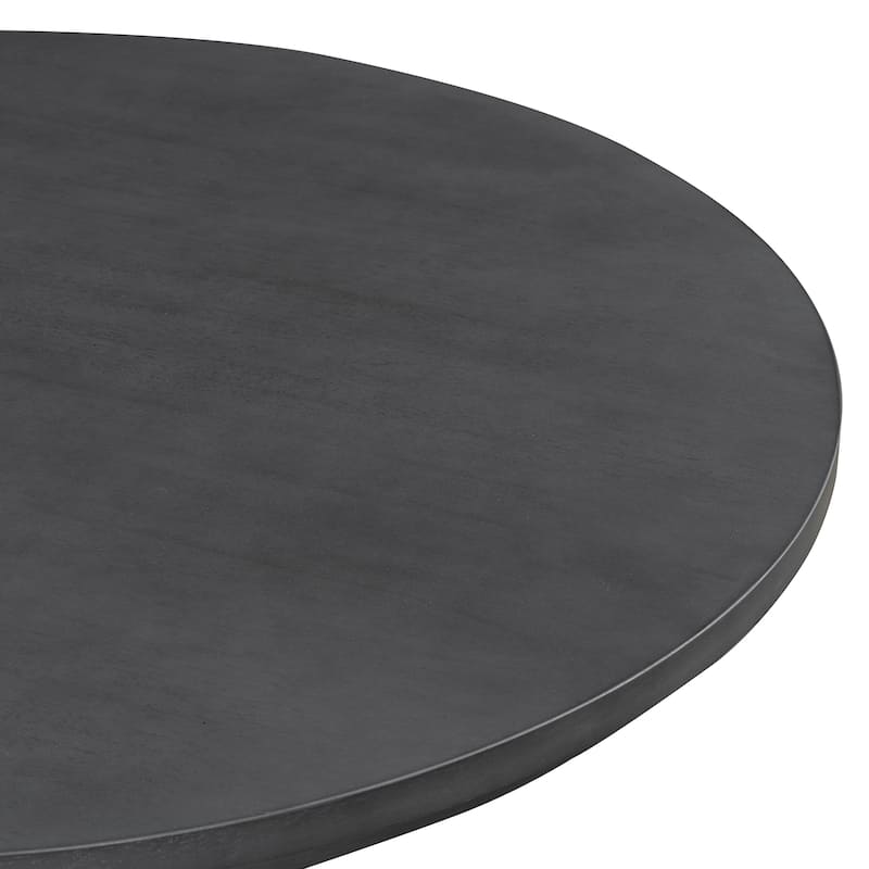 Rustic 5-piece Round Dining Set with Upholstered Chairs and Curved Bench for Cozy Family Gatherings