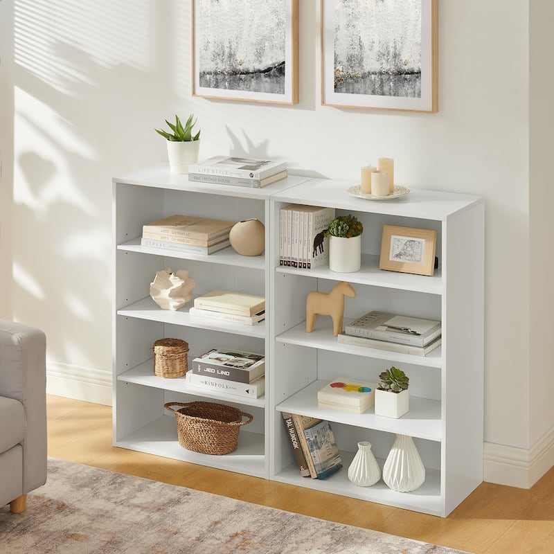 Storage Cabinet, Bookcase, Adjustable Shelf 8-layer Storage, Display Bookshelf, Home, Office