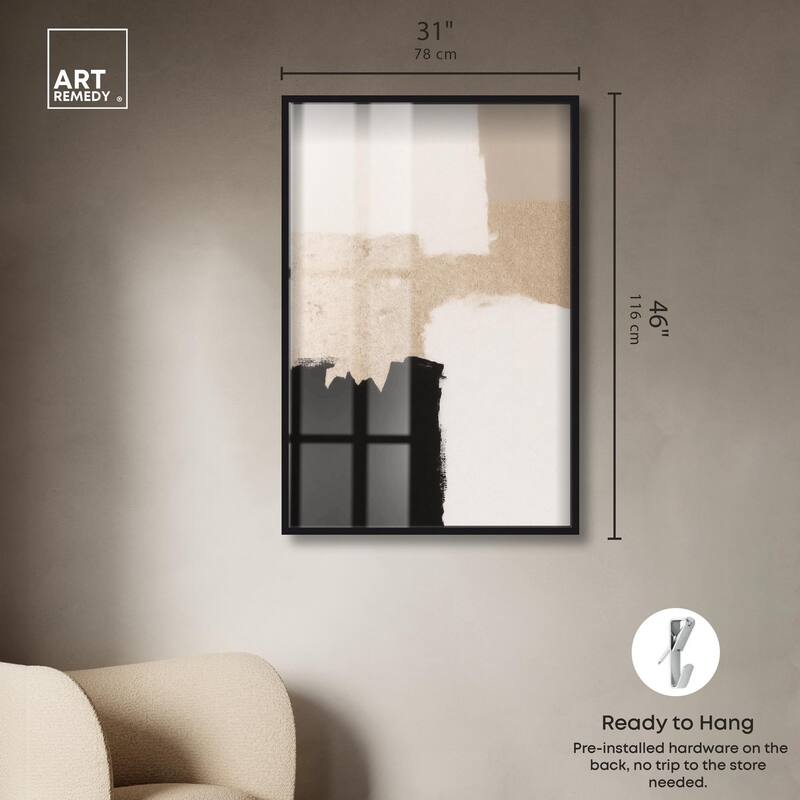 Earth and Ink I Shadowbox by Art Remedy