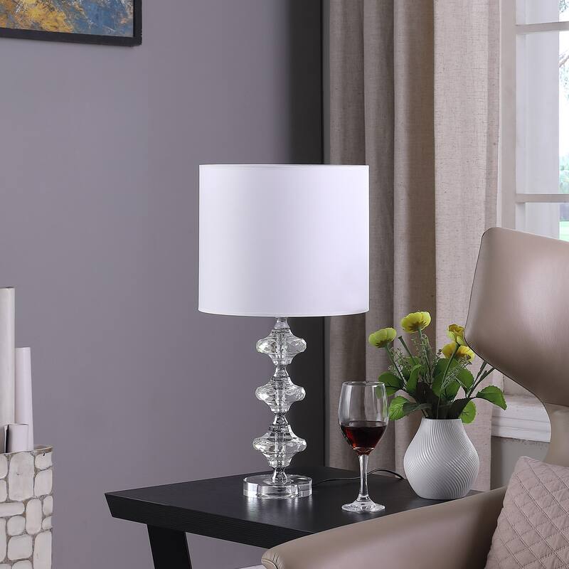 22.25 In. Geometric Prism Crystal Table Lamp