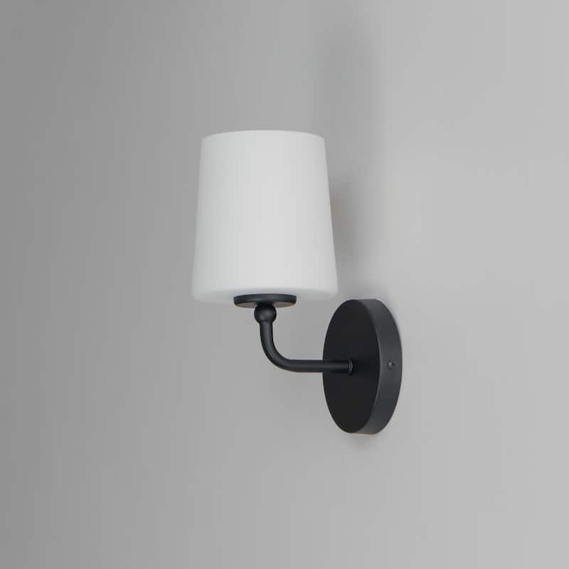 Maxim 12091SW Bristol 10" Tall Bathroom Sconce with Frosted Glass