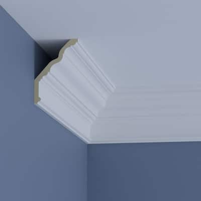7 1/8"H x 4 7/8"P x 8 5/8"F x 96"L Lincoln Crown Moulding - 1-Pack