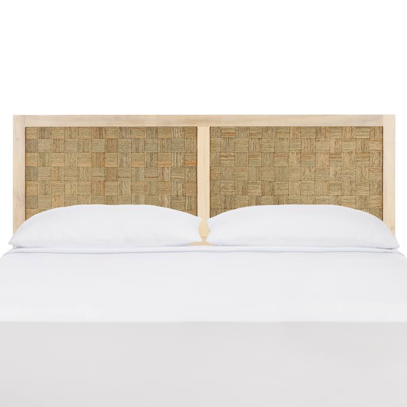 SAFAVIEH Home Halvor Natural Rattan Headboard