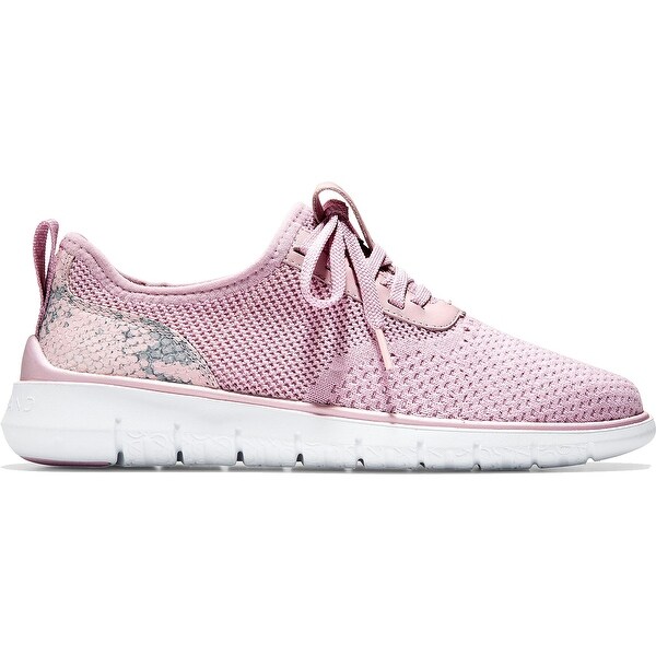 pink knit sneakers